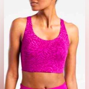 Athleta Advance Printed Bra Fiji
Magnolia Purple Size 32 B-D 598545